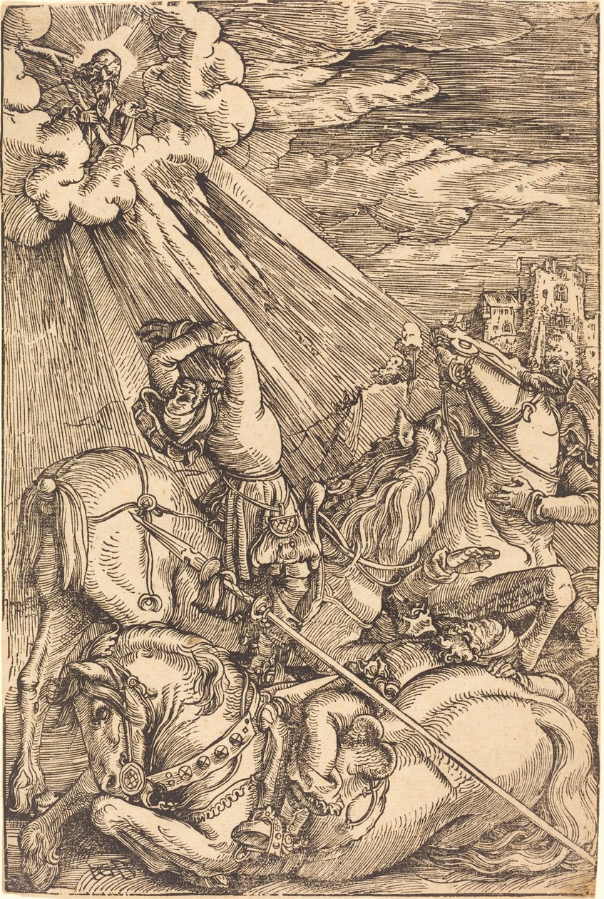 Pyhän Paavalin kääntymys tekijältä Hans Baldung Grien