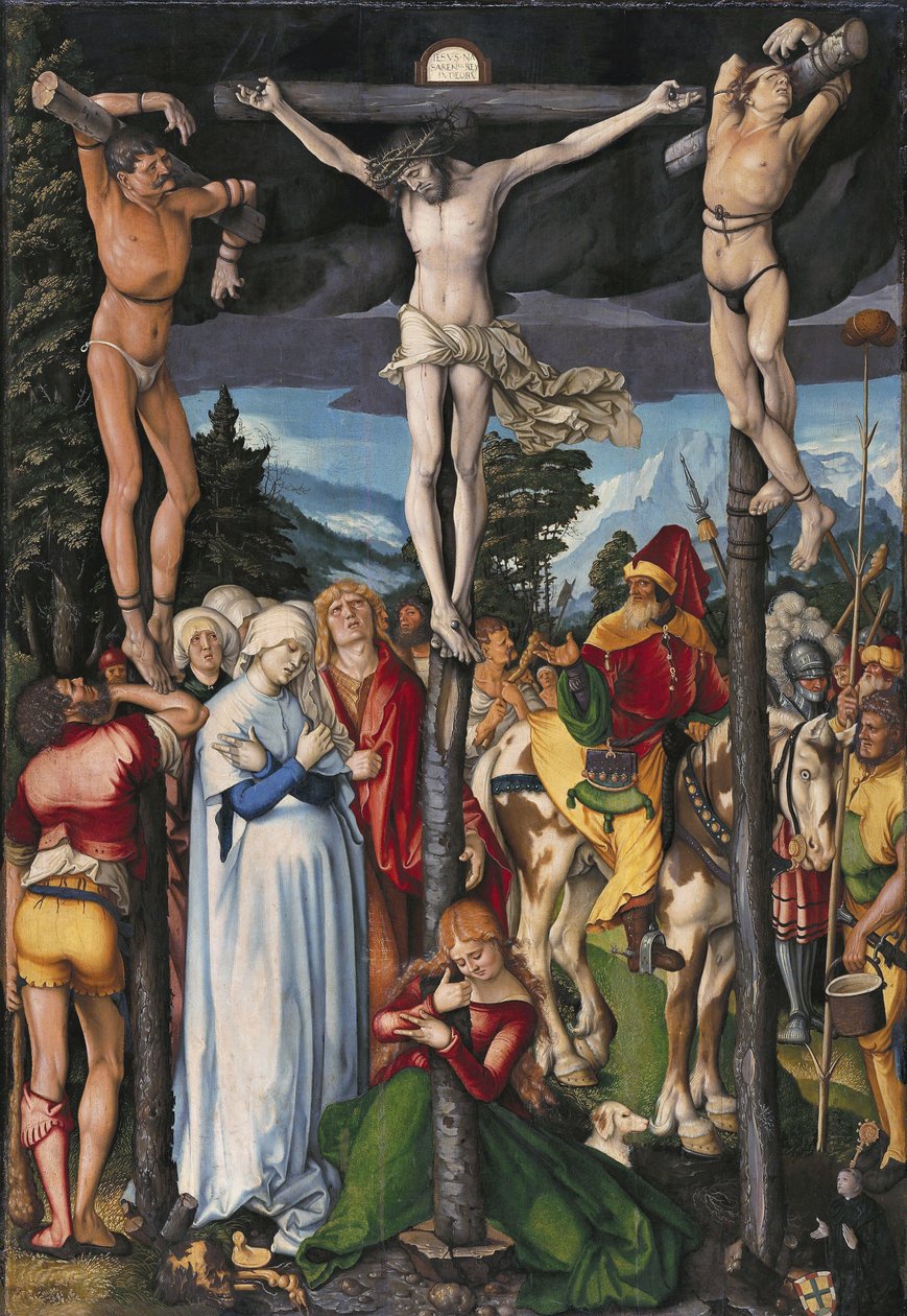 Kristuksen ristiinnaulitseminen tekijältä Hans Baldung Grien