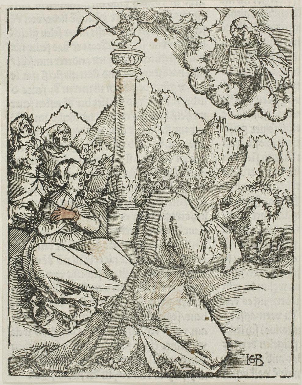 Sinulla ei saa olla muita jumalia ennen minua, kymmenestä käskystä tekijältä Hans Baldung Grien