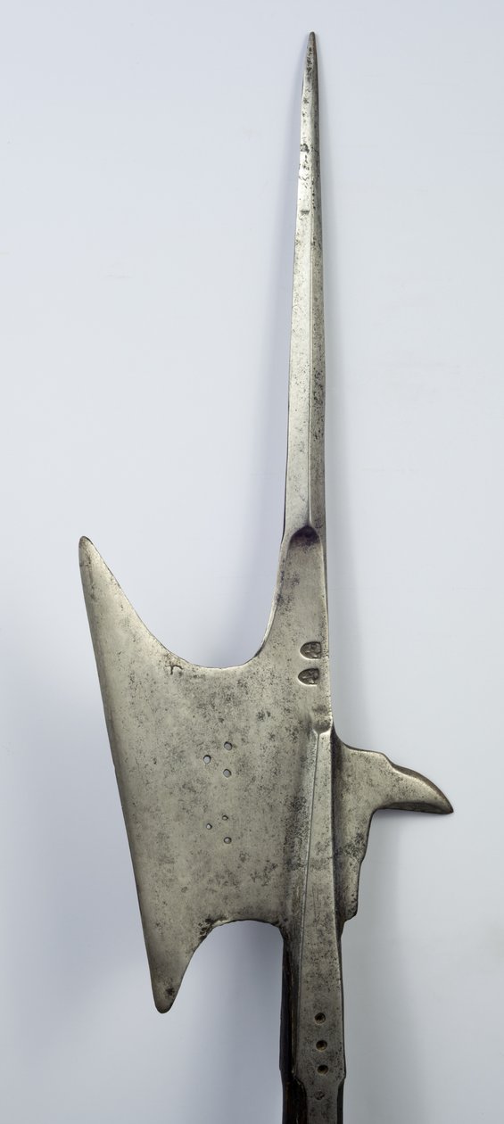 Halbard, n. 1600-25 (teräs ja puu) tekijältä Hans Balthasar Bodmer