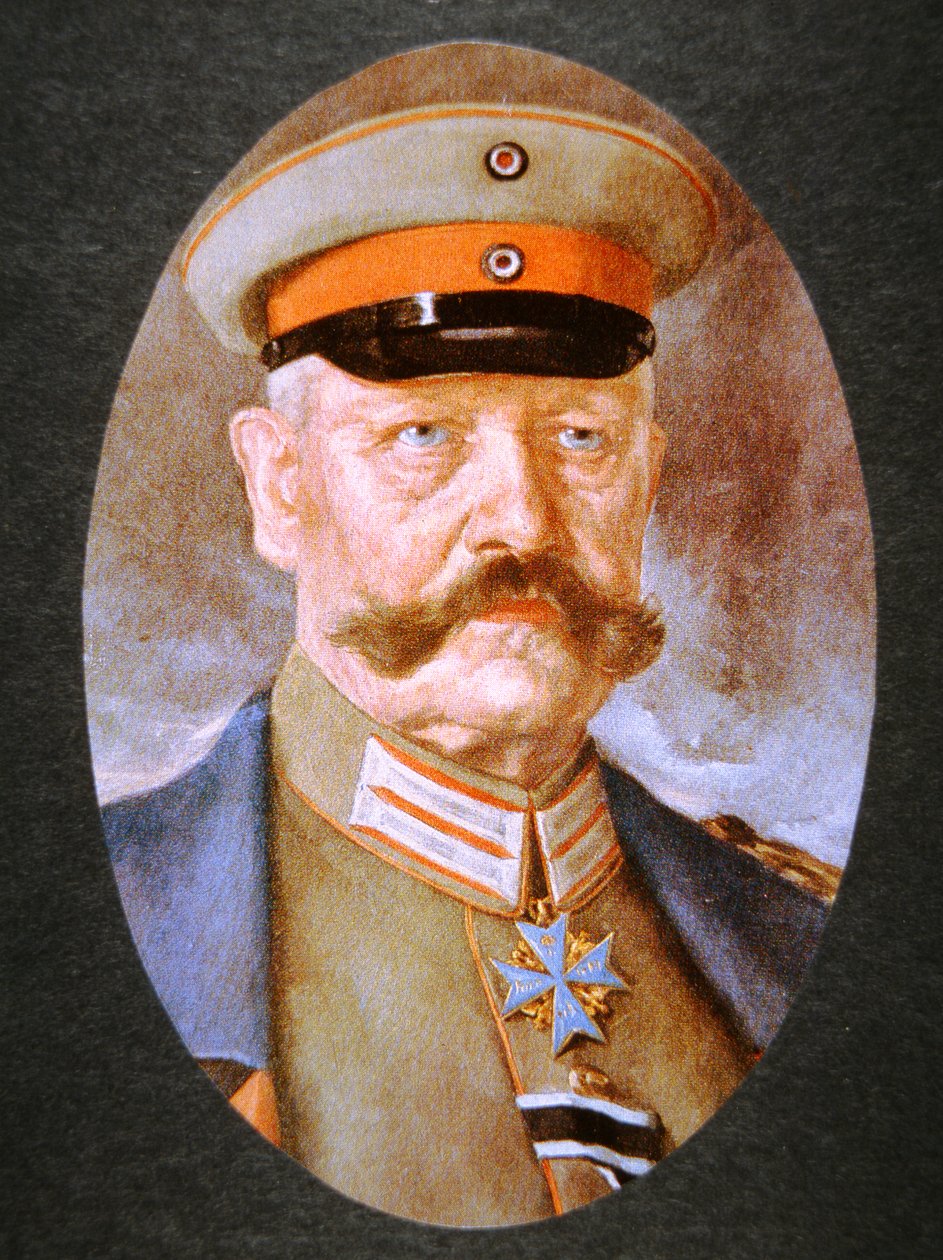 Saksan kenttämarsalkka Paul von Hindenburg (väri litho) tekijältä Hans Best