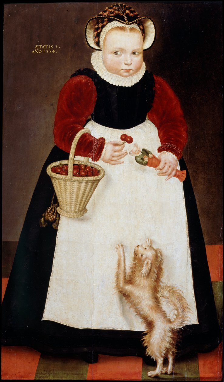 Nuoren tytön muotokuva, 1584. tekijältä Hans Bock the Elder