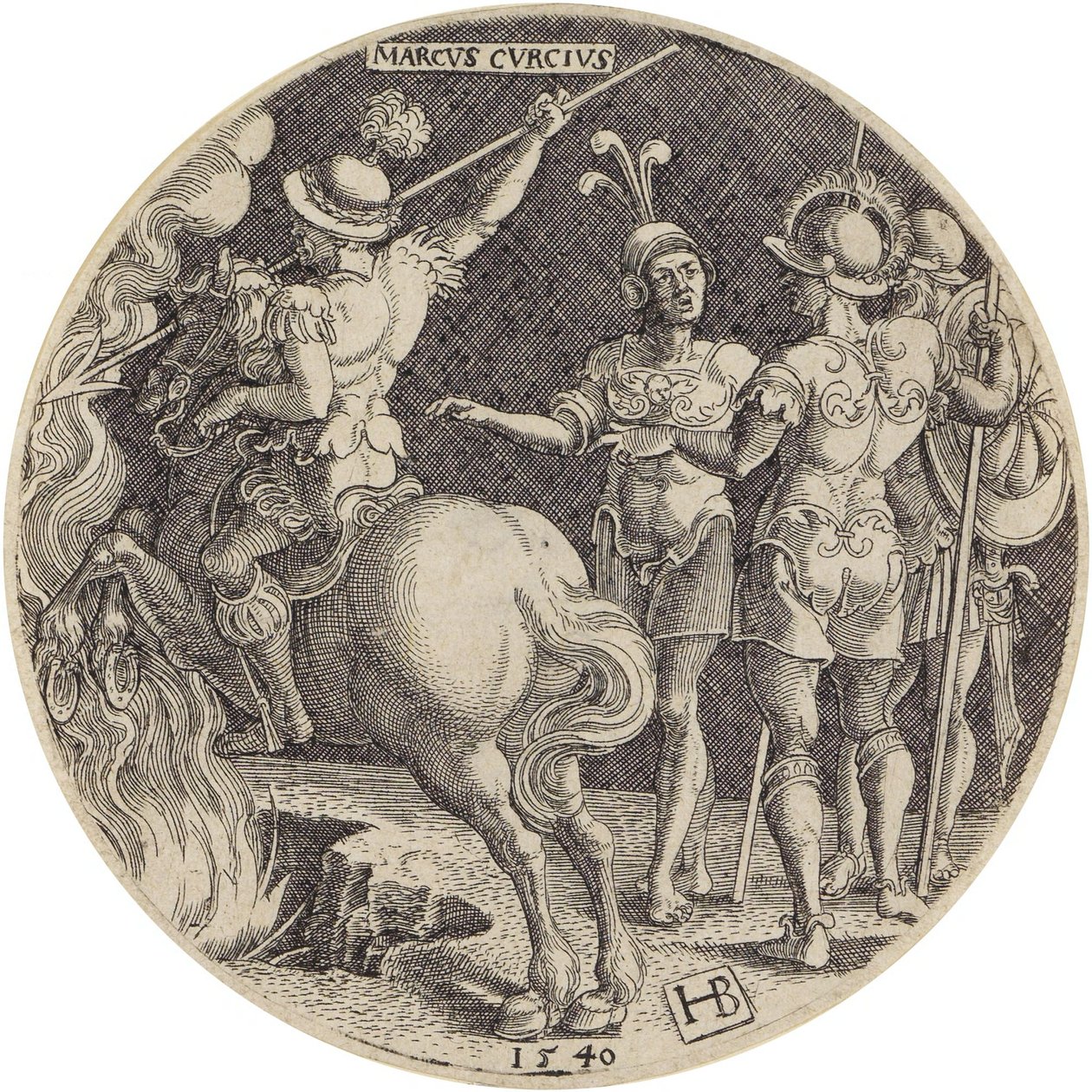 Marcus Curtius tekijältä Hans Brosamer