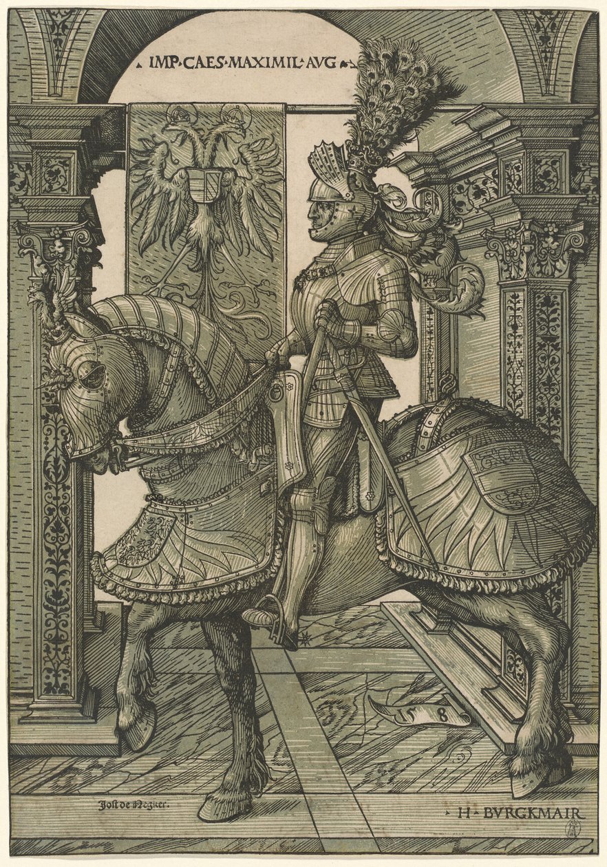 Keisari Maximilian I tekijältä Hans Burgkmair I