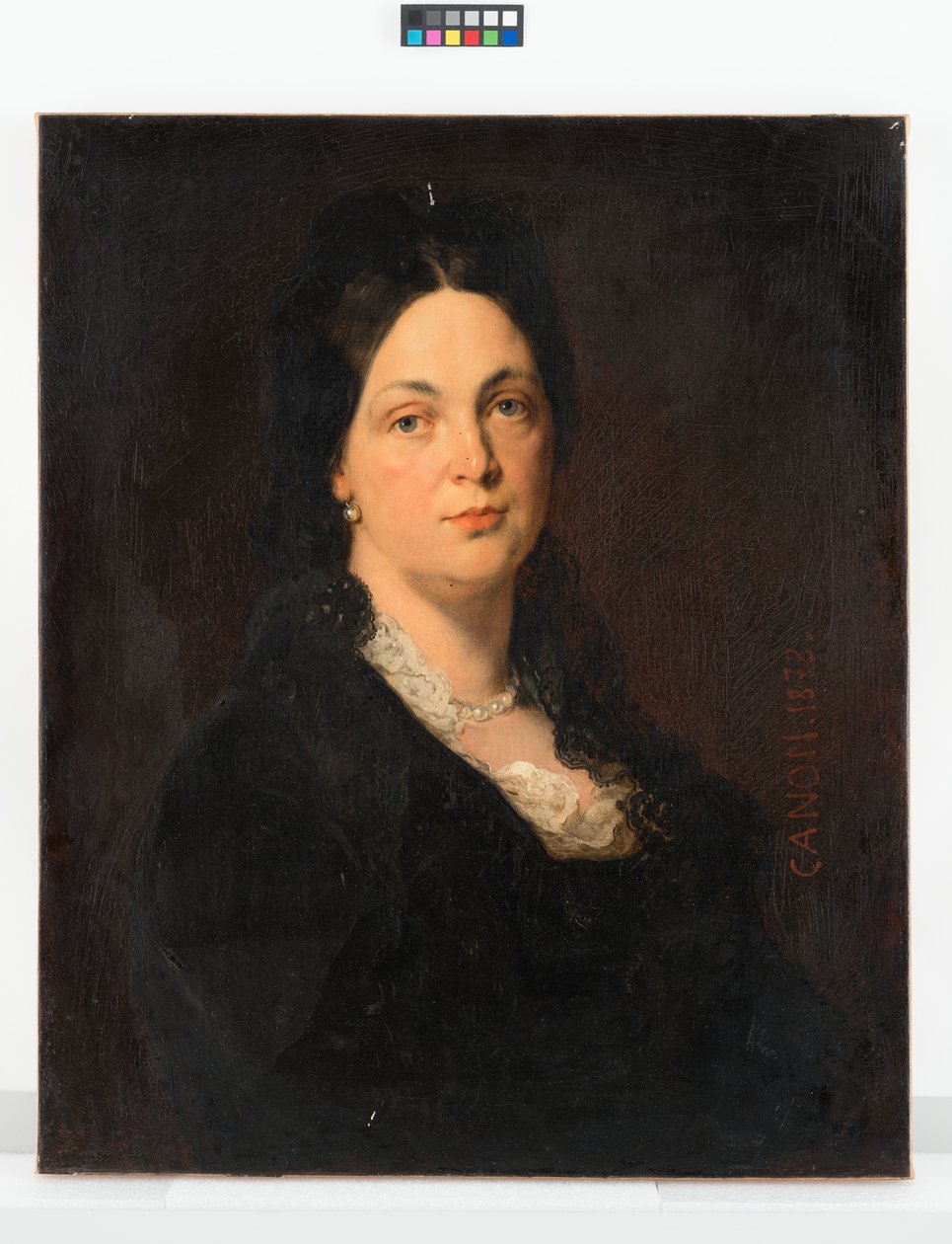Justine von Hochstetter, o.s. Bengough, Carl Christian Hochstetterin vaimo tekijältä Hans Canon