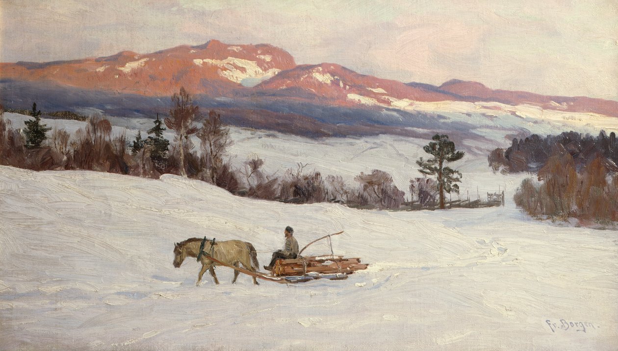 Puun ajo tekijältä Hans Fredrik Henriksen Borgen