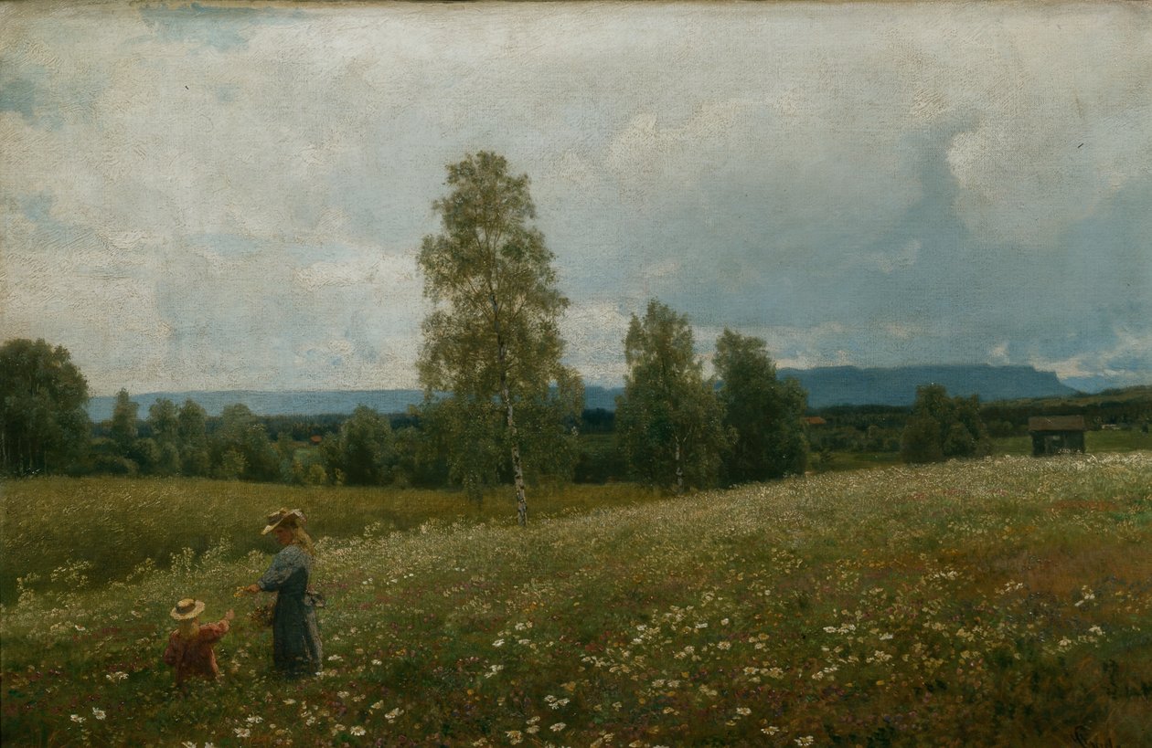 Ringerike (öljy kankaalle) tekijältä Hans Gude