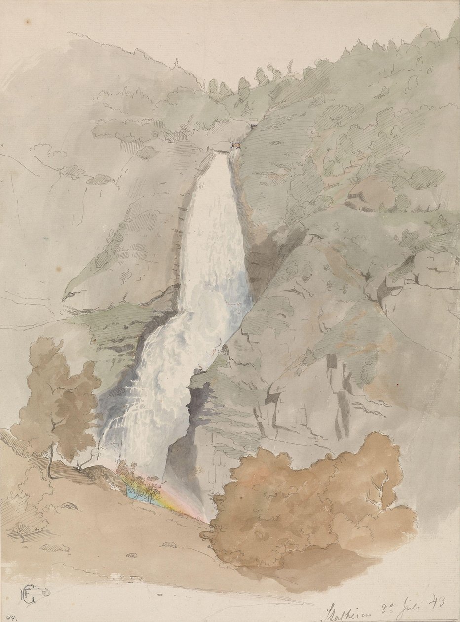 Sivlefoss, Stalheim tekijältä Hans Gude