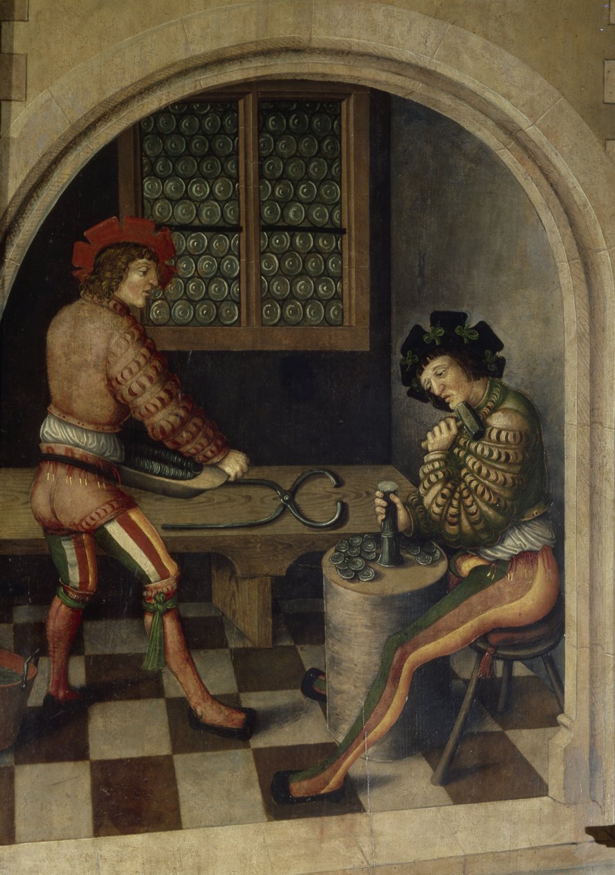 Yksityiskohta kaivosmaisemasta, 1521 tekijältä Hans Hesse