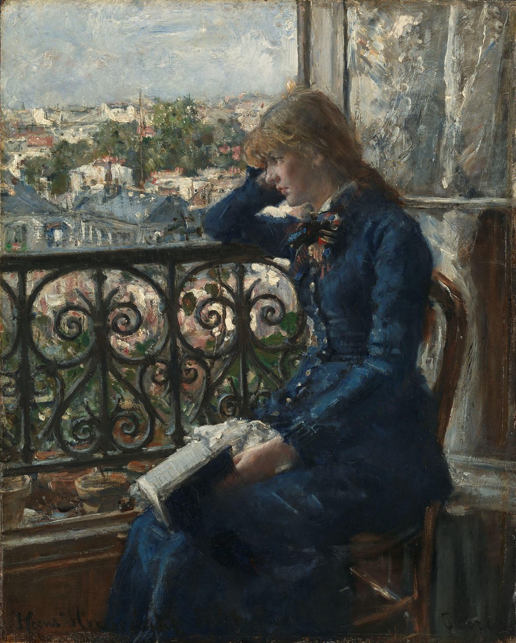 Norjalainen Bokmål:  Båmål: Ved vinduet At the Window tekijältä Hans Heyerdahl