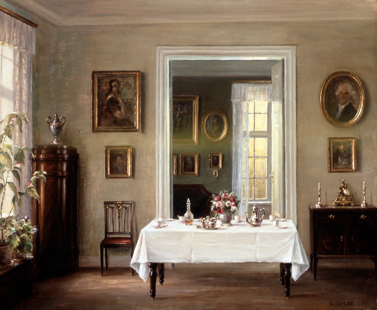 "The Interior", 1900-1940 tekijältä Hans Hilsoe