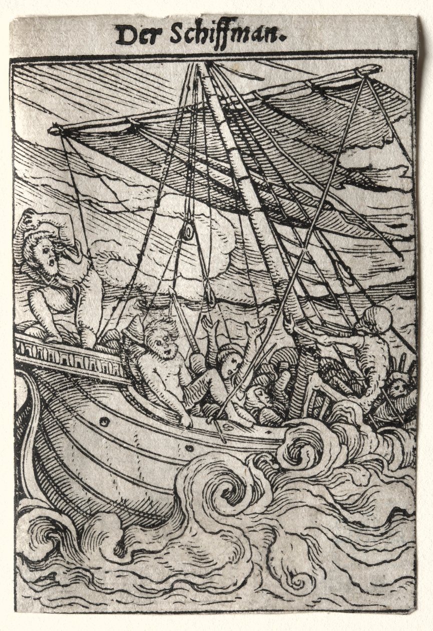 Dance of Death: Merimies, n. 1526. tekijältä Hans Holbein