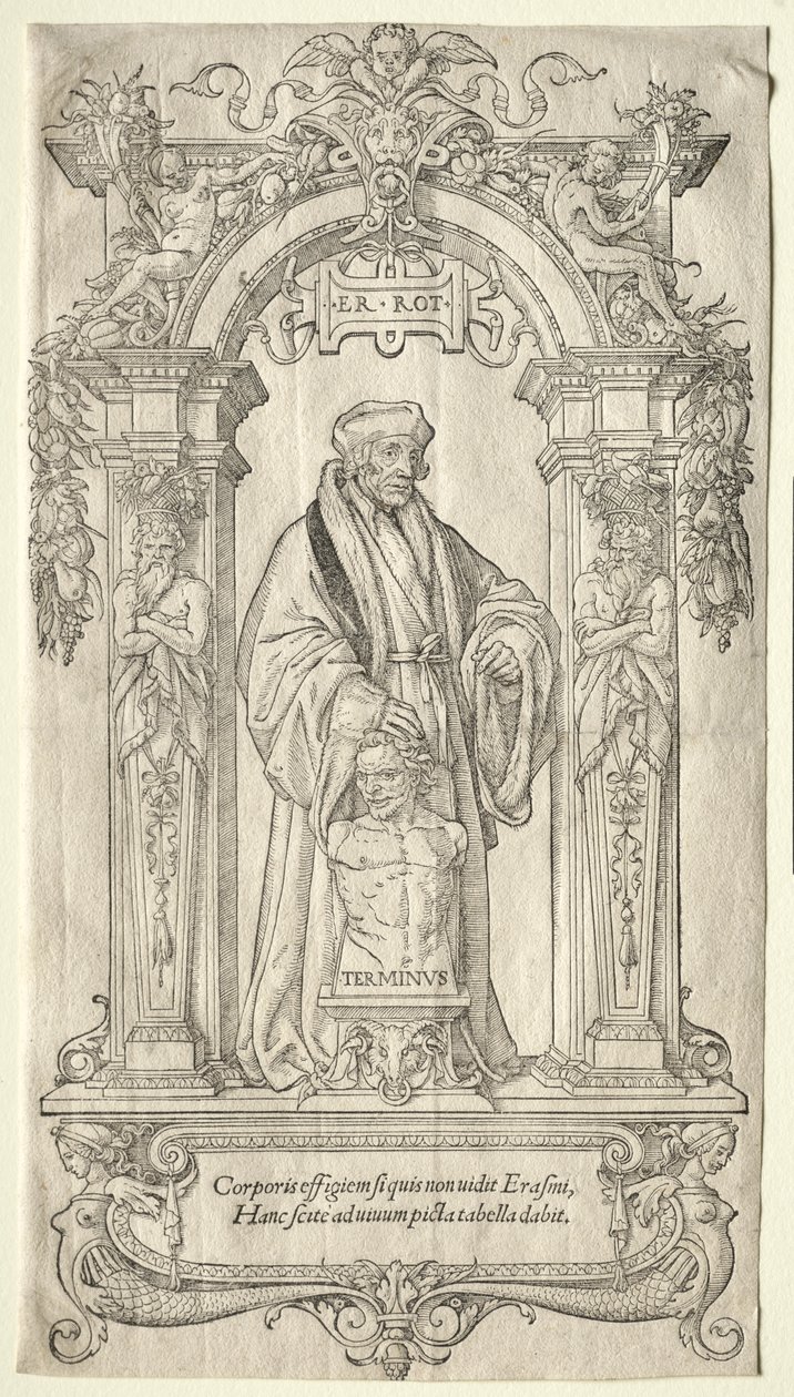 Erasmus Rotterdamilainen. tekijältä Hans Holbein