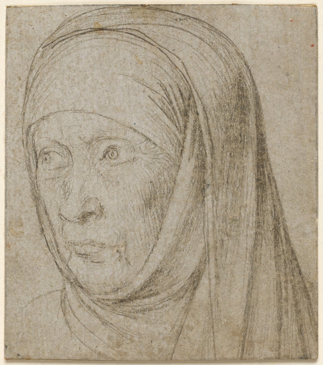 Vanhan naisen pää tekijältä Hans Holbein