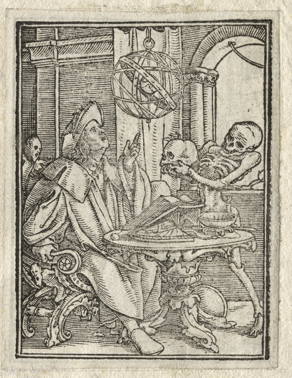 Kuoleman tanssi: Astrologi, Rikas mies. tekijältä Hans Holbein
