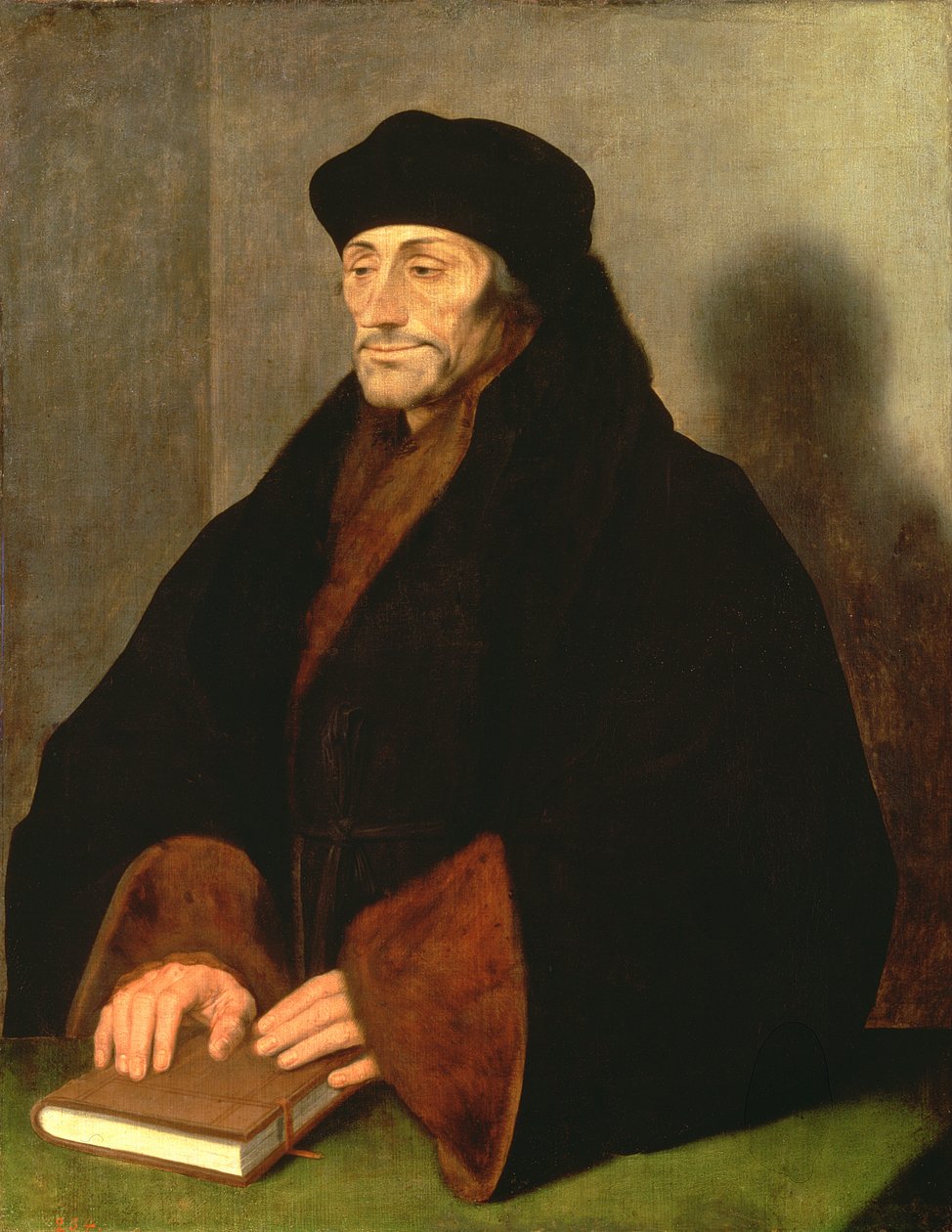 Erasmus Rotterdamilainen, 1523 tekijältä Hans Holbein der Jüngere