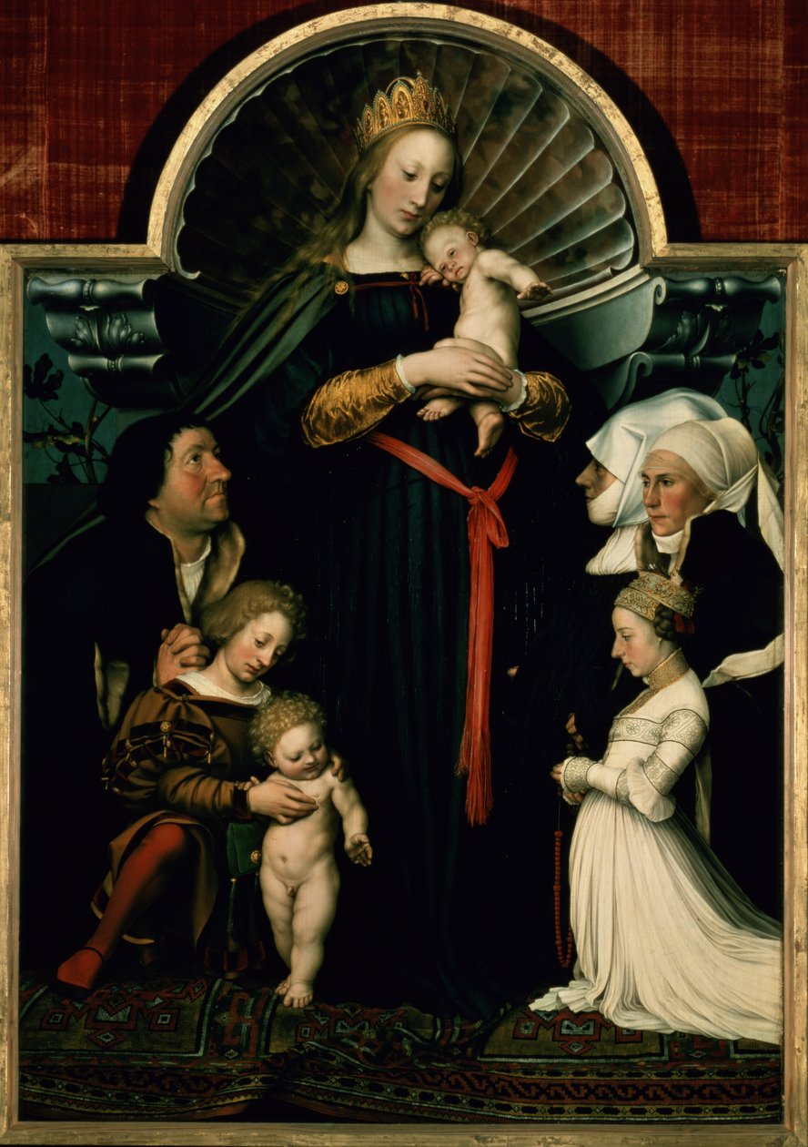Burgermeister Meyerin Madonna tekijältä Hans Holbein der Jüngere