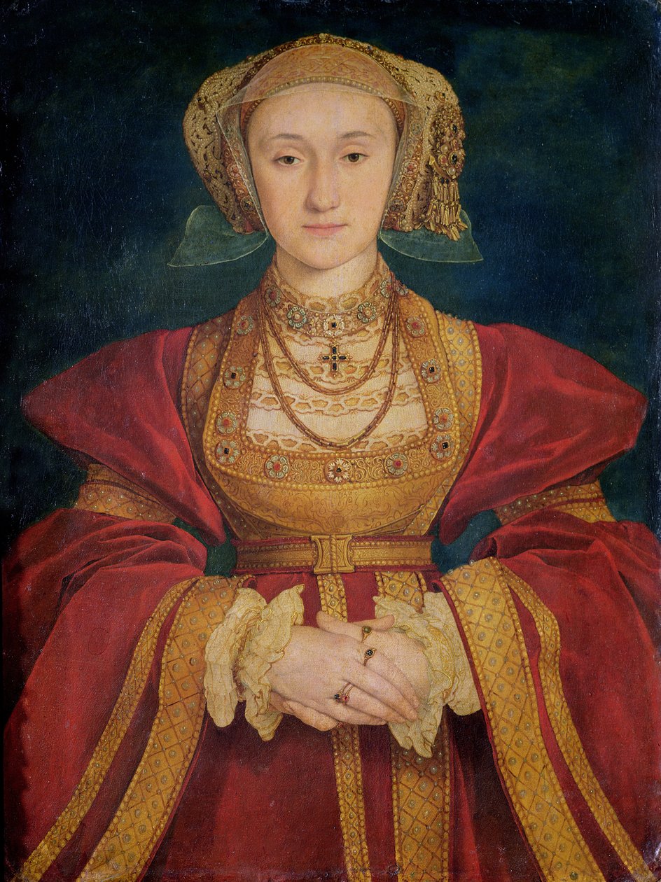 Anne of Clevesin (1515-57) muotokuva 1539 tekijältä Hans Holbein der Jüngere