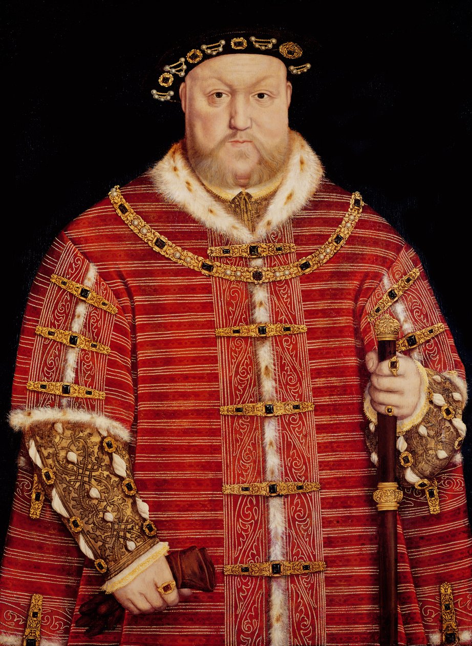 Henry VIII:n muotokuva tekijältä Hans Holbein der Jüngere