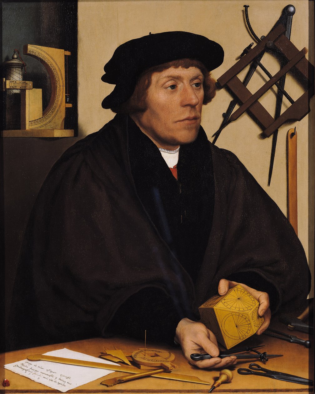 Nicholas Kratzerin (1487-n. 1550) muotokuva 1528 tekijältä Hans Holbein der Jüngere