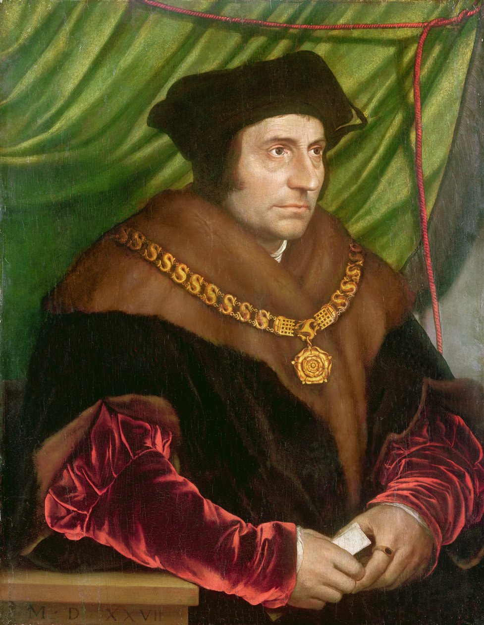 Sir Thomas Moren muotokuva (1478-1535) tekijältä Hans Holbein der Jüngere
