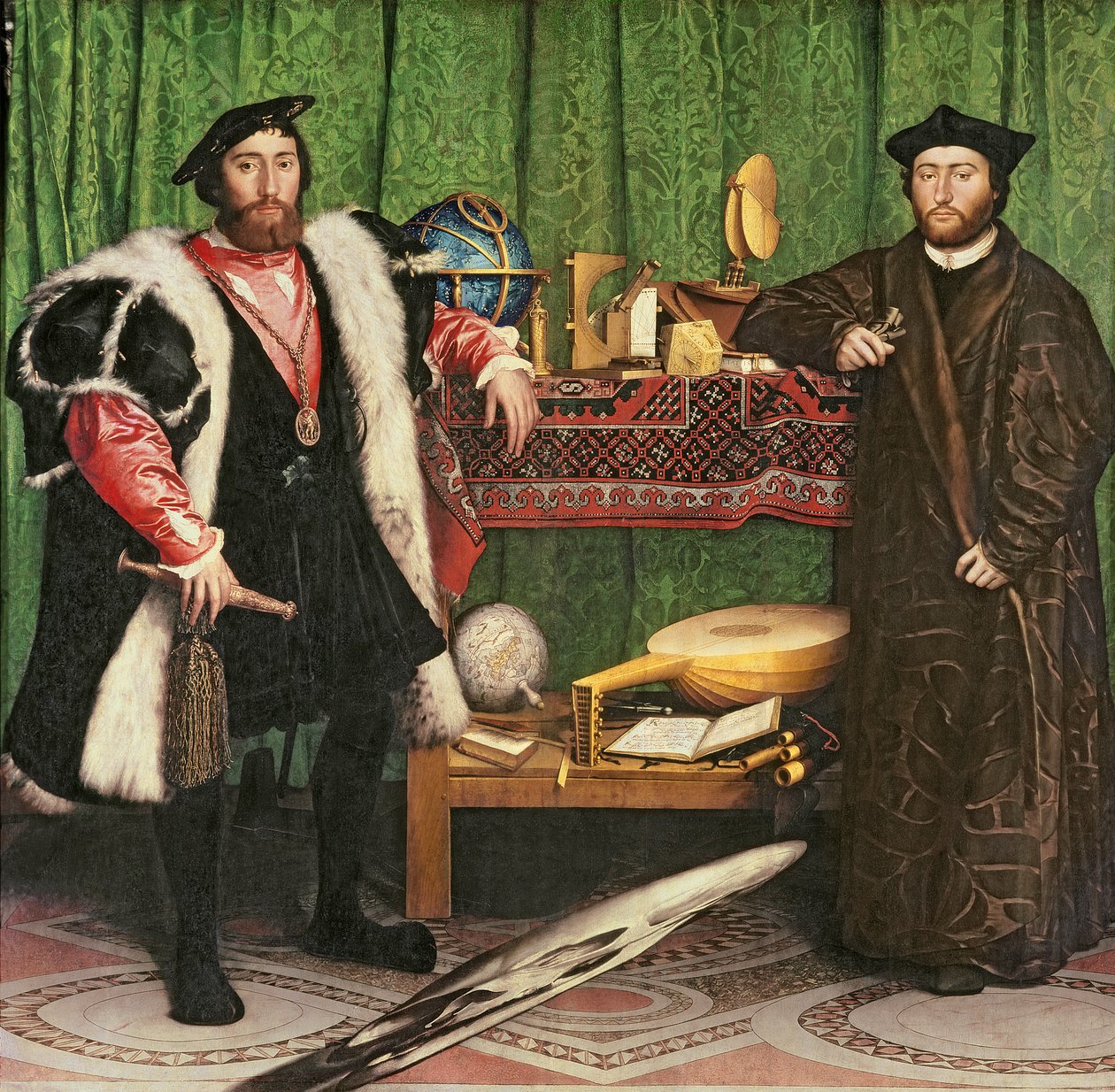 Suurlähettiläät, 1533 tekijältä Hans Holbein der Jüngere