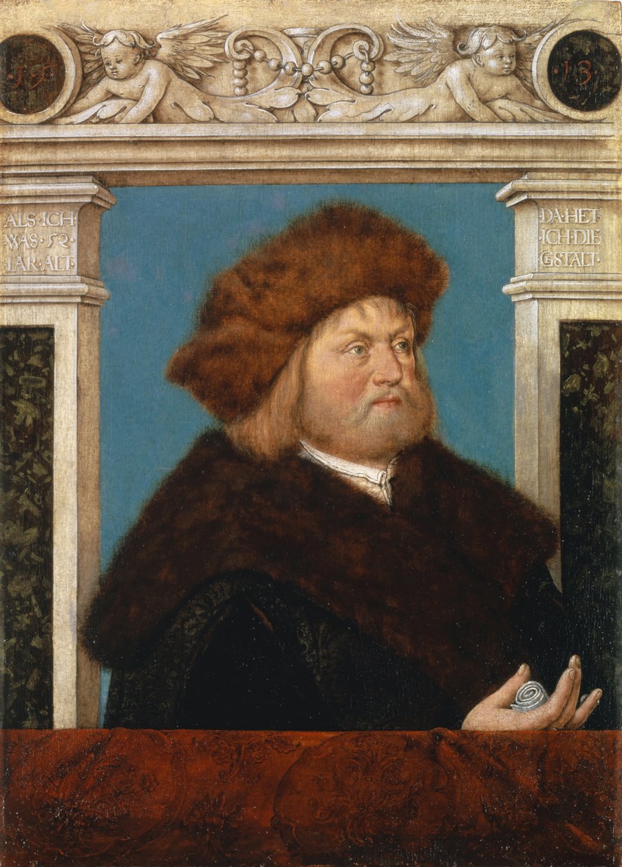 Philipp Adlerin muotokuva, 1513 tekijältä Hans Holbein the Elder