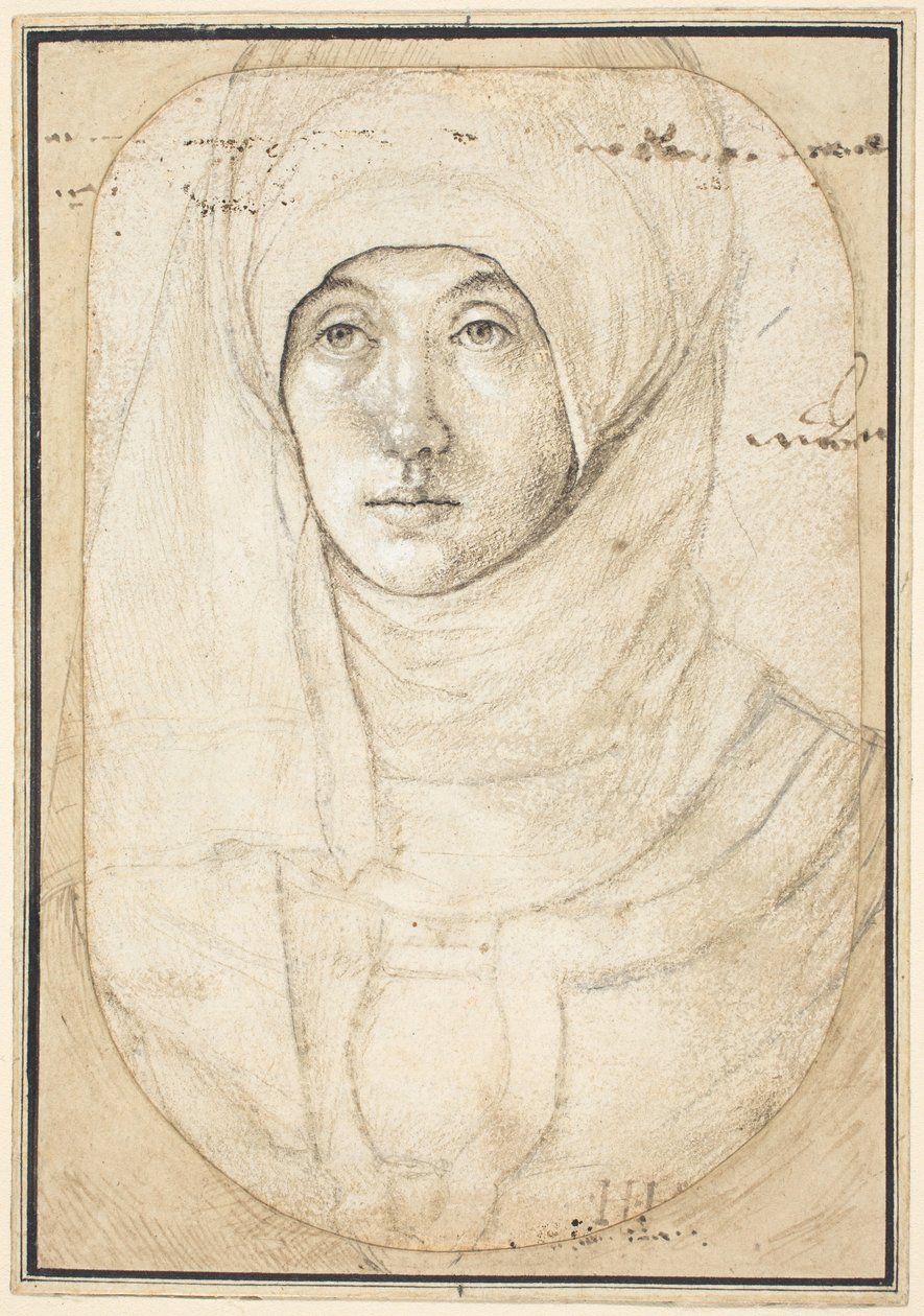 Naisen muotokuva [recto] tekijältä Hans Holbein the Elder