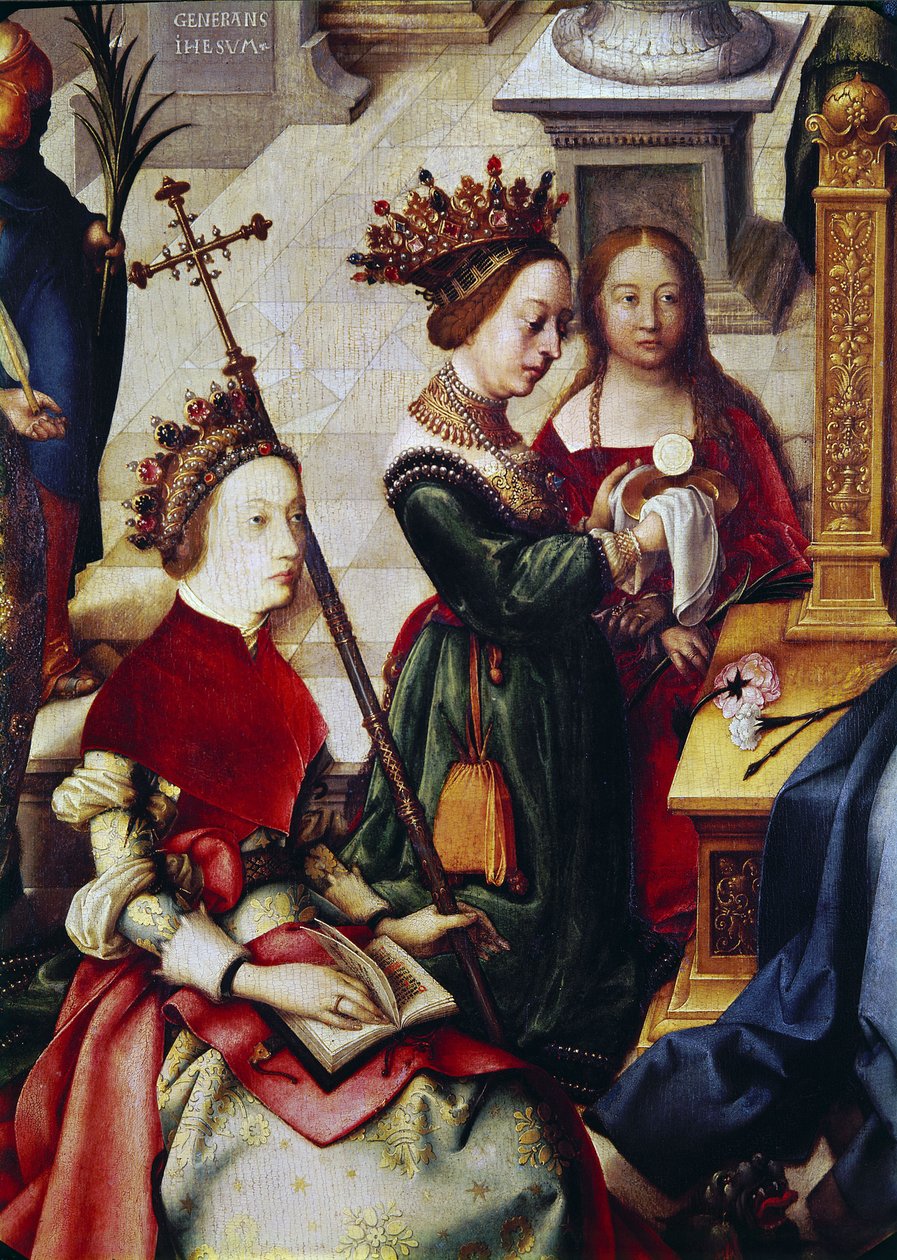 Elämän lähde yksityiskohta, 1519 tekijältä Hans Holbein the Elder