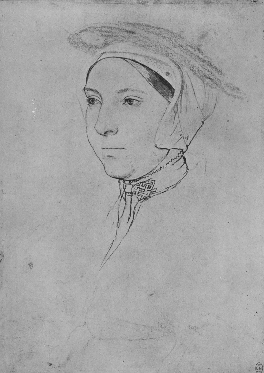 "A Lady: Unknown", c1532-1543 1945 tekijältä Hans Holbein der Jüngere