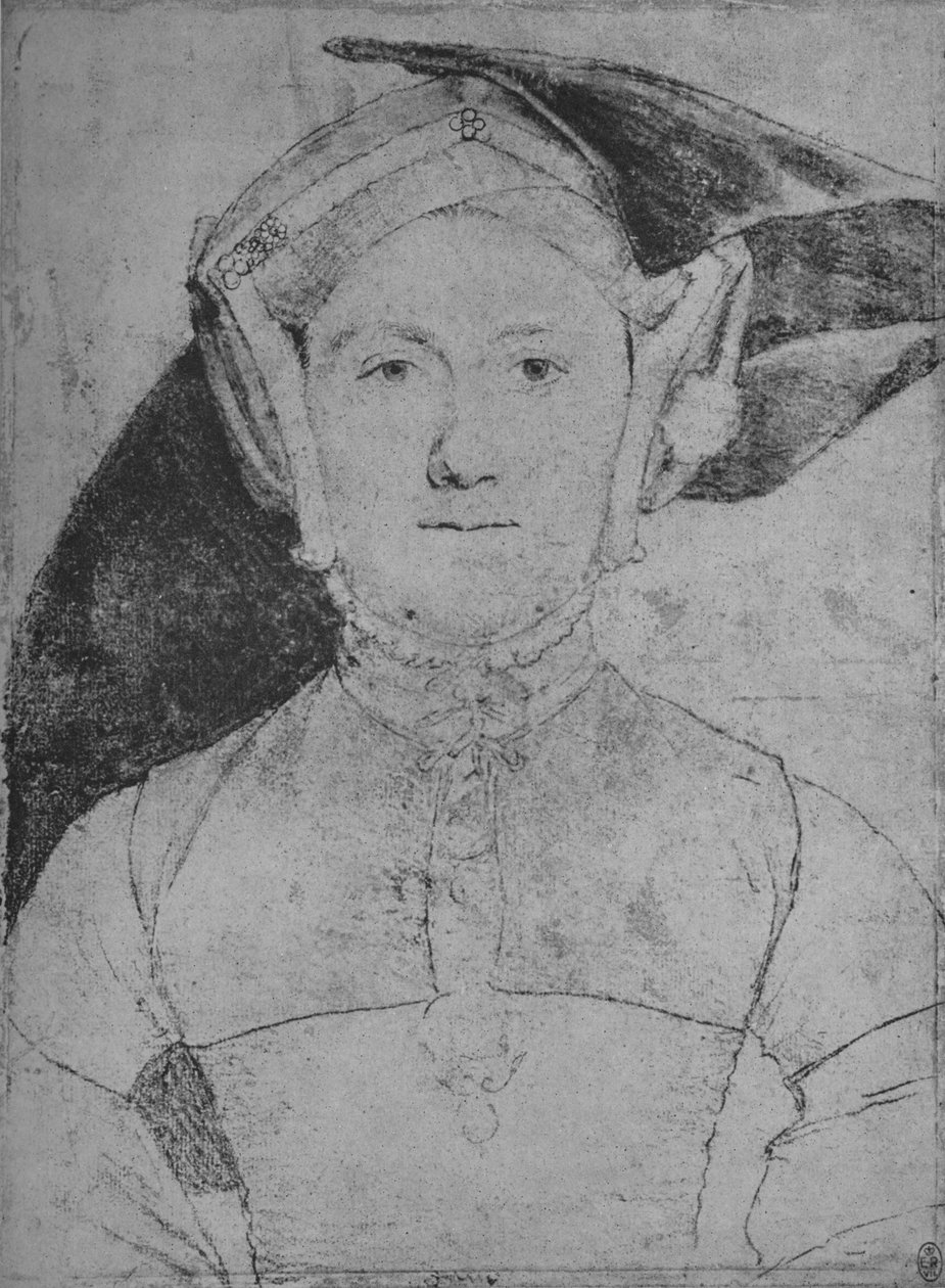 Nainen: Tuntematon, c1532-1543 1945 tekijältä Hans Holbein der Jüngere
