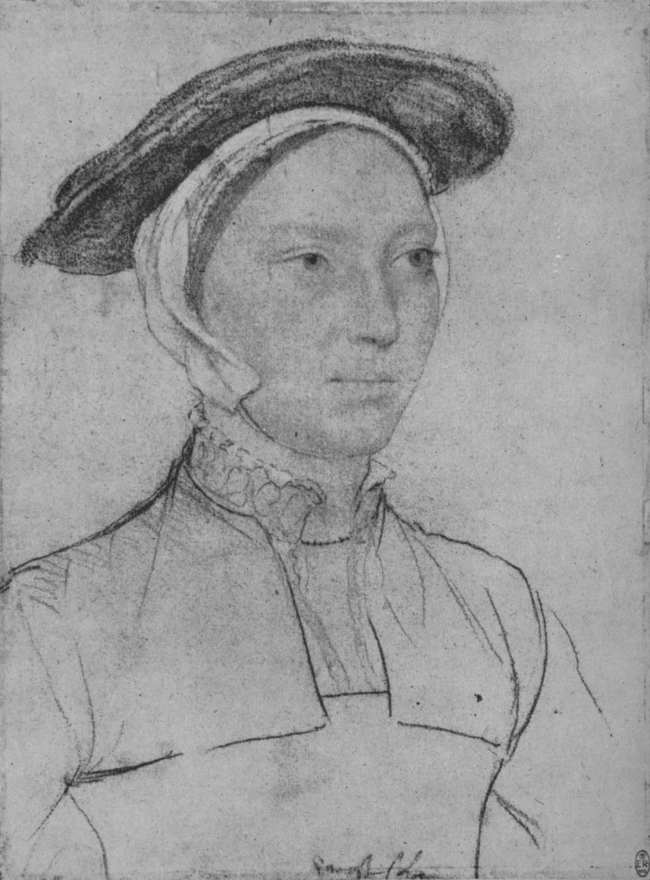 Nainen: Tuntematon, c1532-1543 1945 tekijältä Hans Holbein der Jüngere