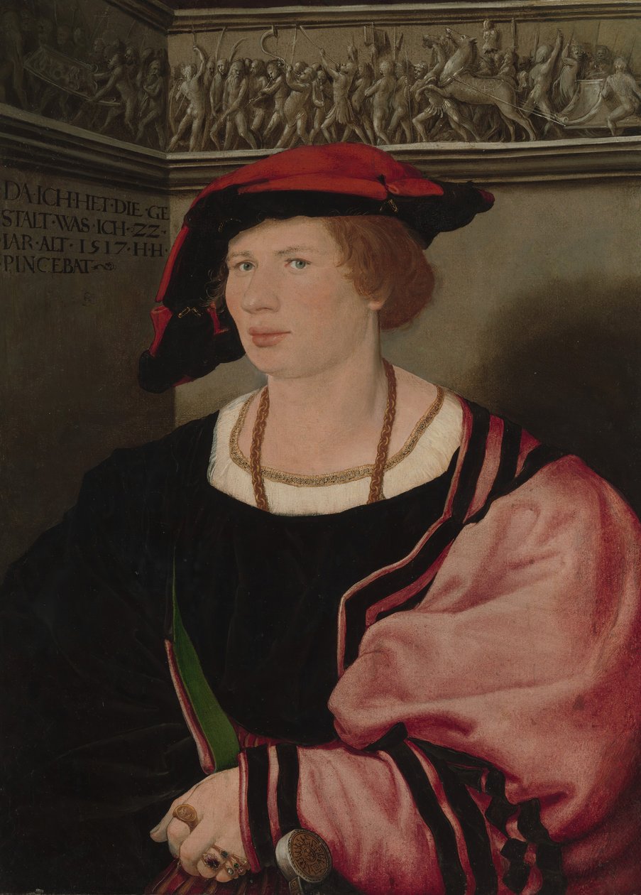 Benedikt von Hertenstein syntyi noin 1495, kuoli 1522, 1517. tekijältä Hans Holbein der Jüngere