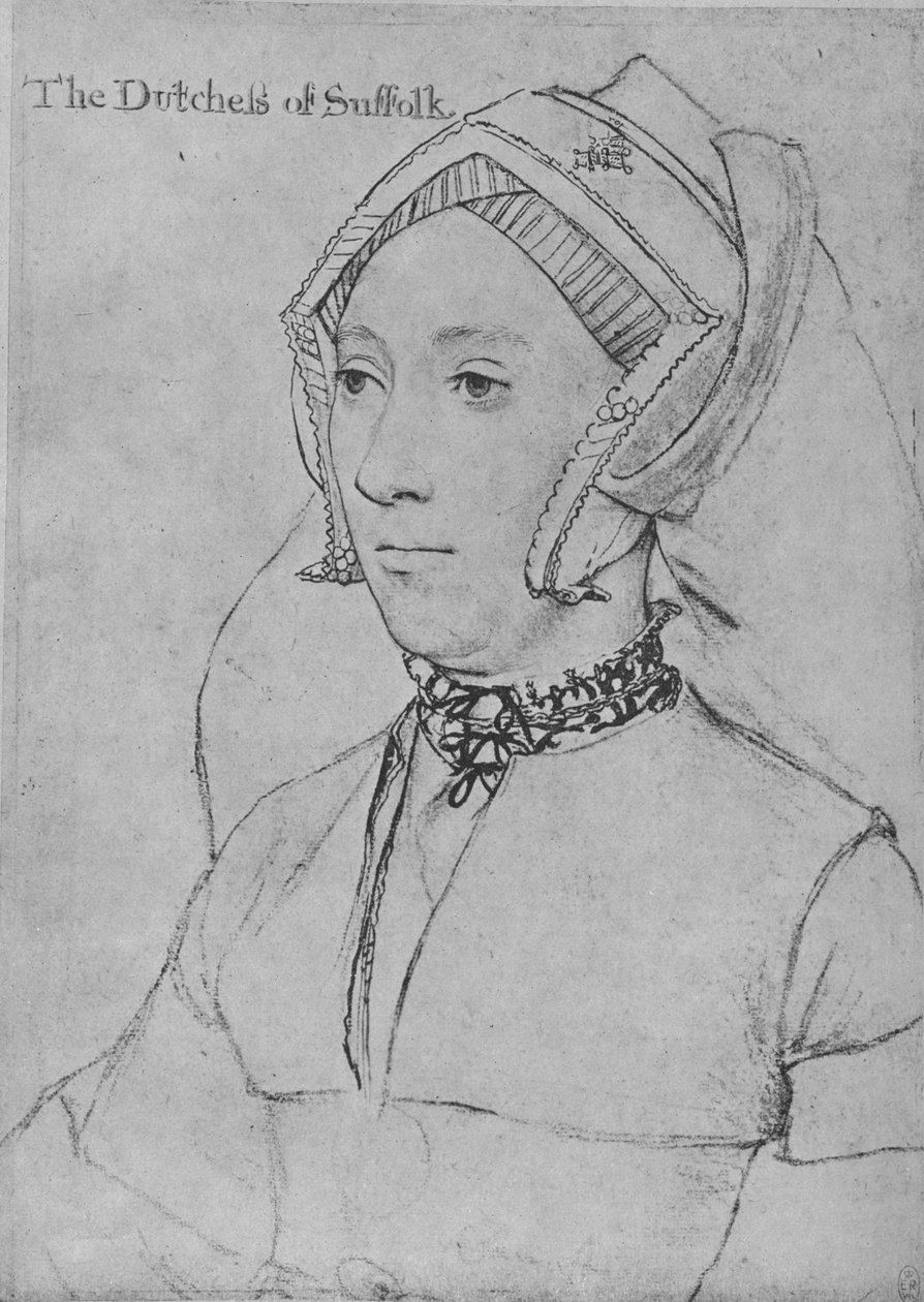 Catherine Willoughby, c1532-1543 1945 tekijältä Hans Holbein der Jüngere