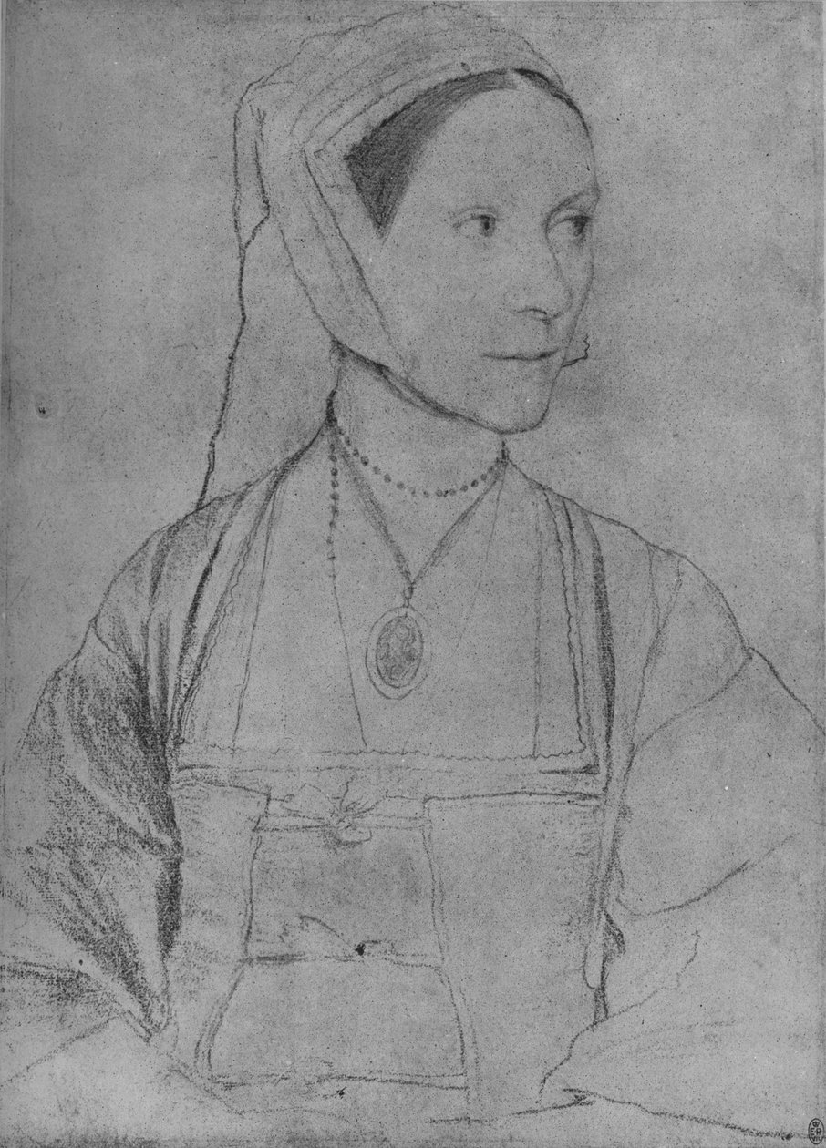 Cecily Heron, 1526-1527 1945 tekijältä Hans Holbein der Jüngere