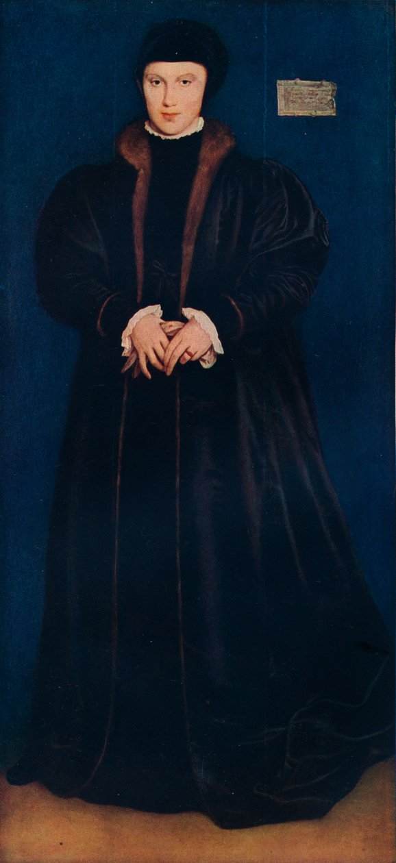 Tanskan Christina, Milanon herttuatar, 1538 tekijältä Hans Holbein der Jüngere