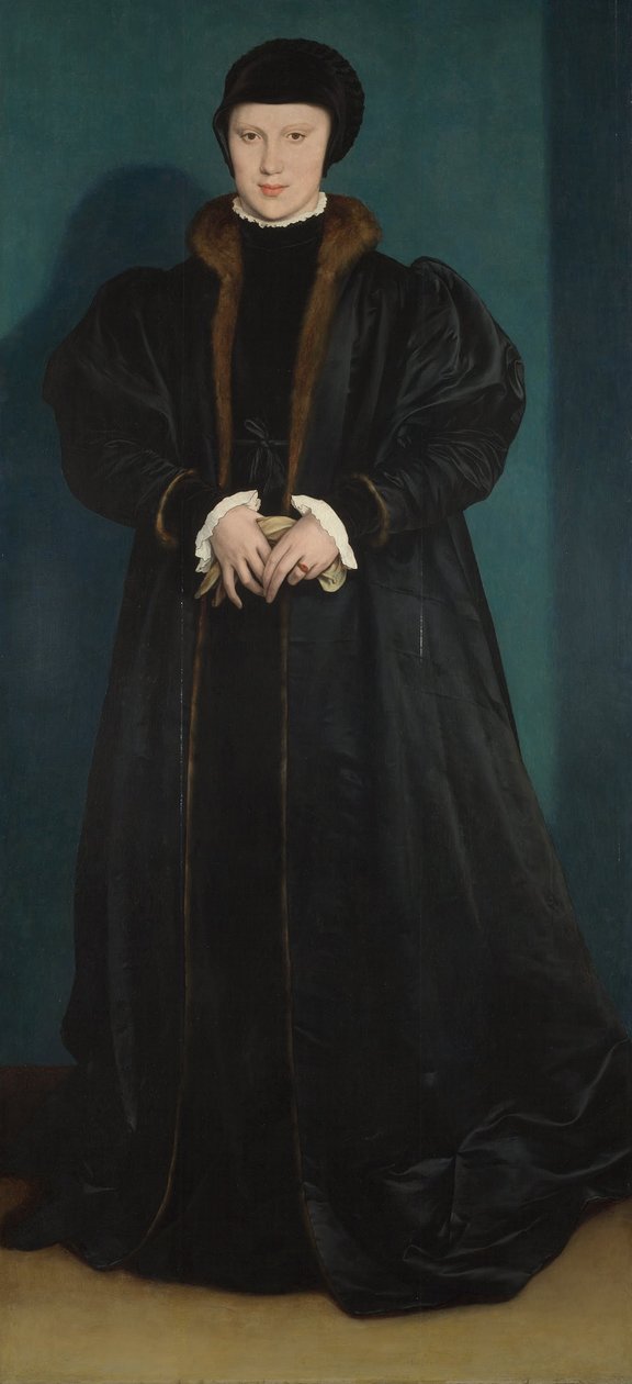 Tanskan Christina, Milanon herttuatar, 1538 tekijältä Hans Holbein der Jüngere