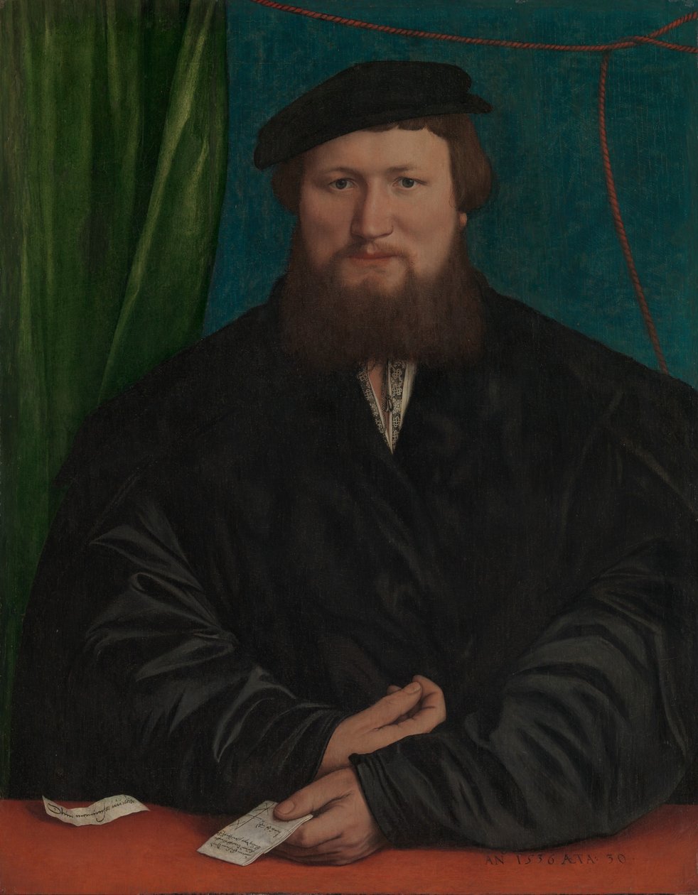 Derick Berck Kölnistä, 1536. tekijältä Hans Holbein der Jüngere