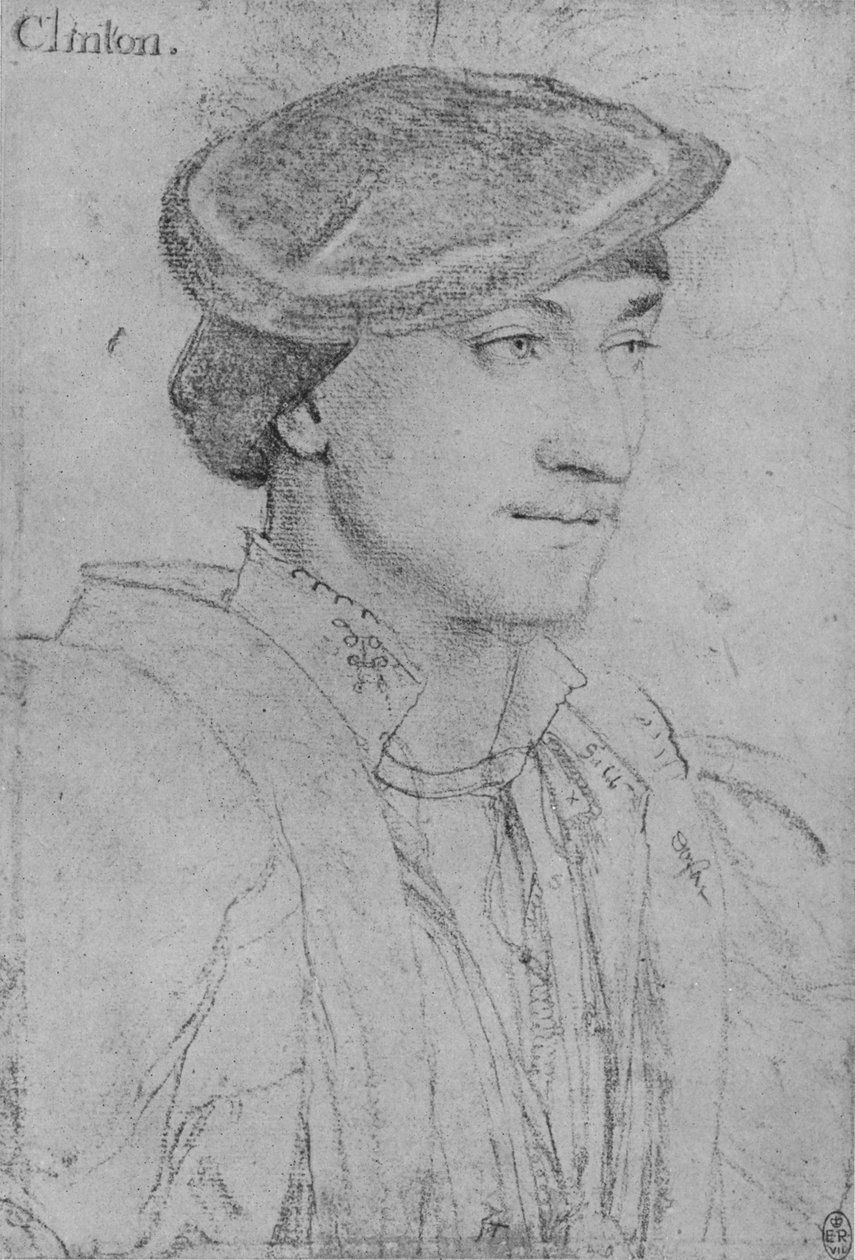 Edward, Lord Clinton, c1532-1543 1945 tekijältä Hans Holbein der Jüngere