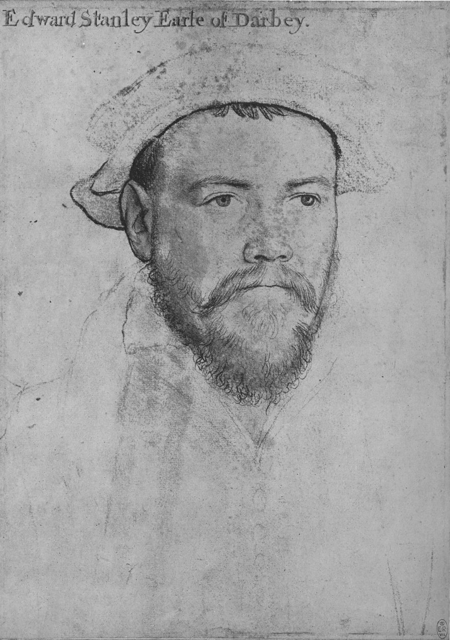 Edward Stanley, Earl of Derby, c1532-1543 1945 tekijältä Hans Holbein der Jüngere