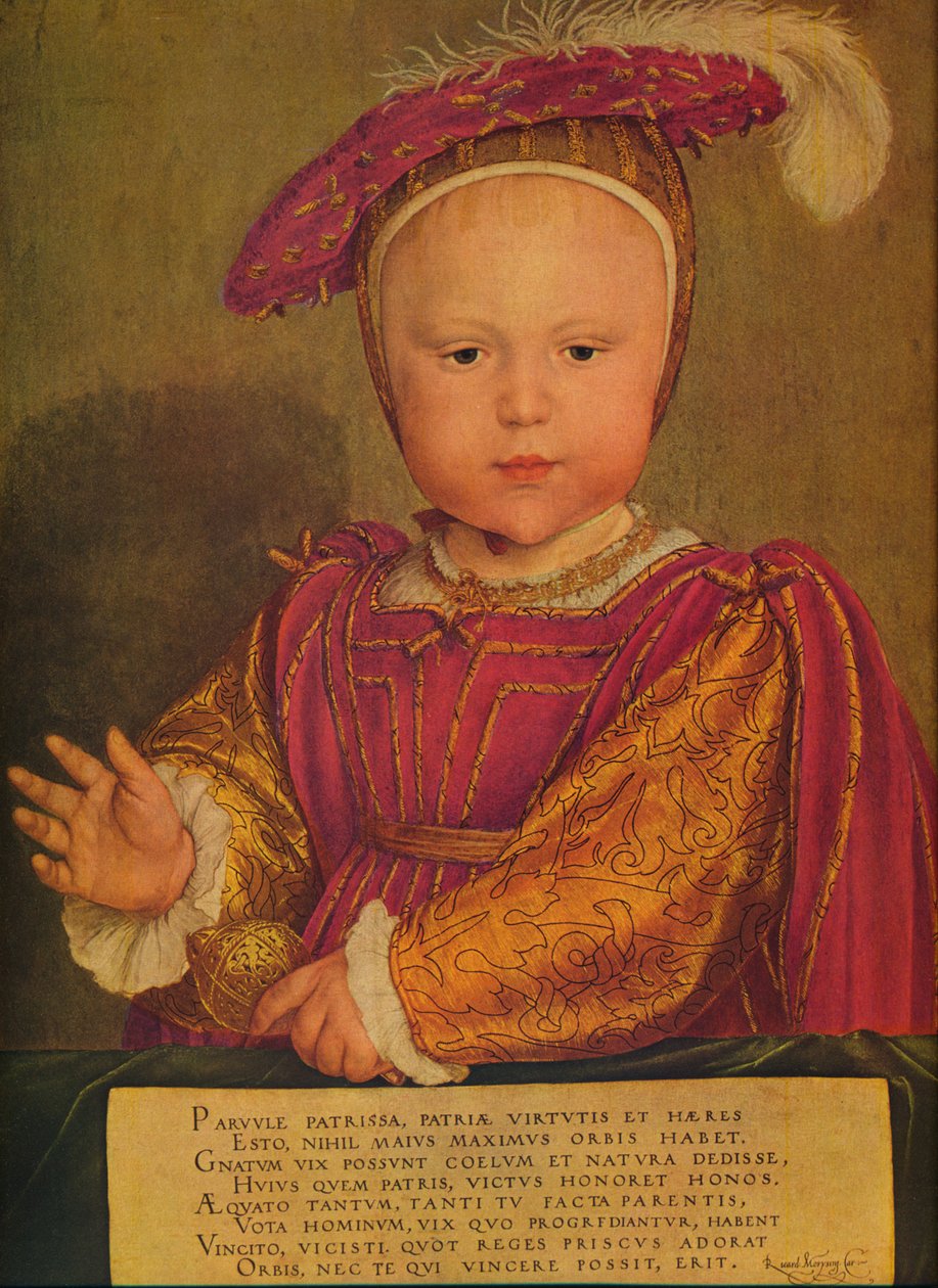 Edward VI Walesin prinssinä, 1538 tekijältä Hans Holbein der Jüngere