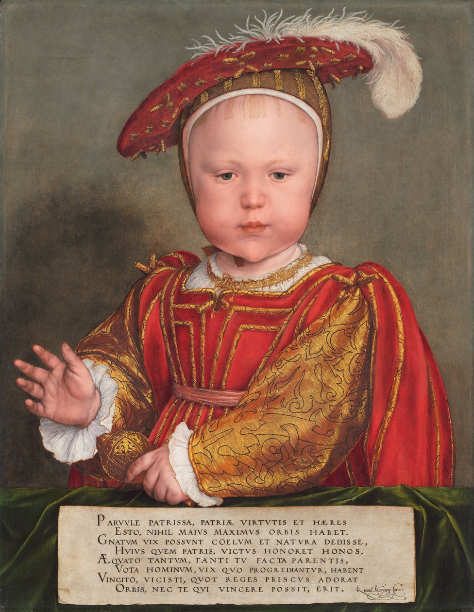 Edward VI lapsena tekijältä Hans Holbein der Jüngere
