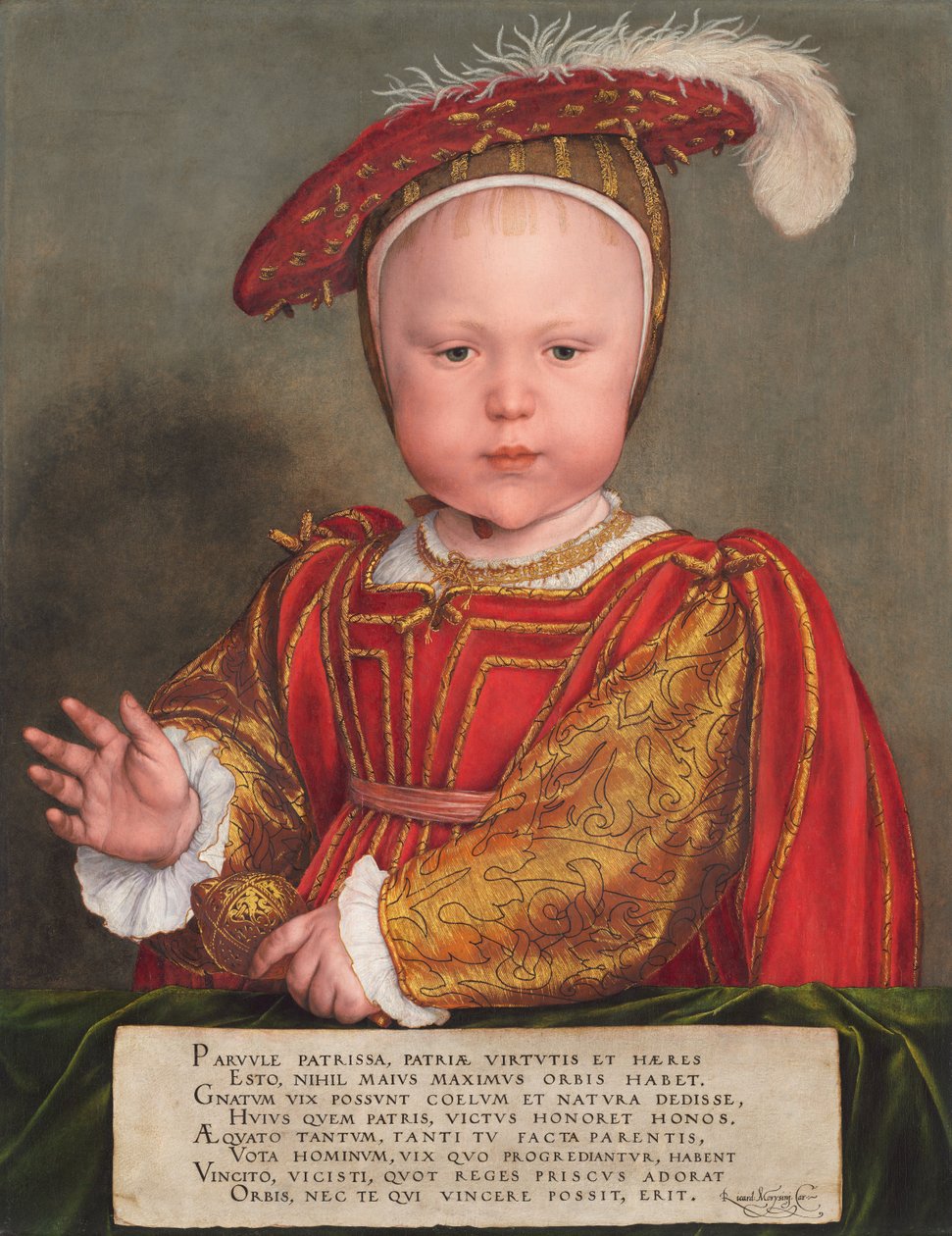 Edward VI lapsena tekijältä Hans Holbein der Jüngere