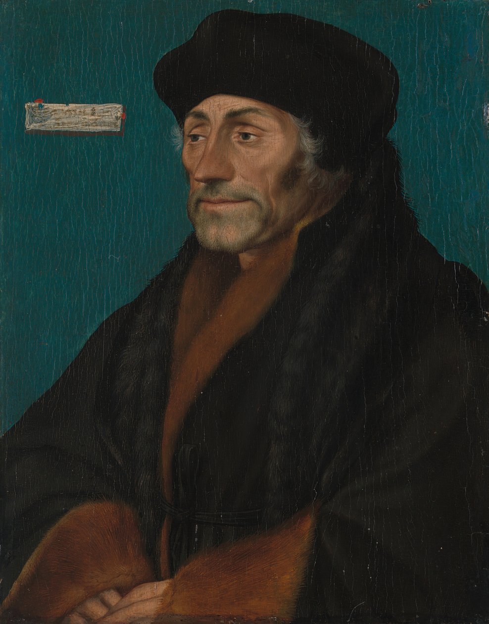 Erasmus Rotterdamilainen, n. 1532. tekijältä Hans Holbein der Jüngere