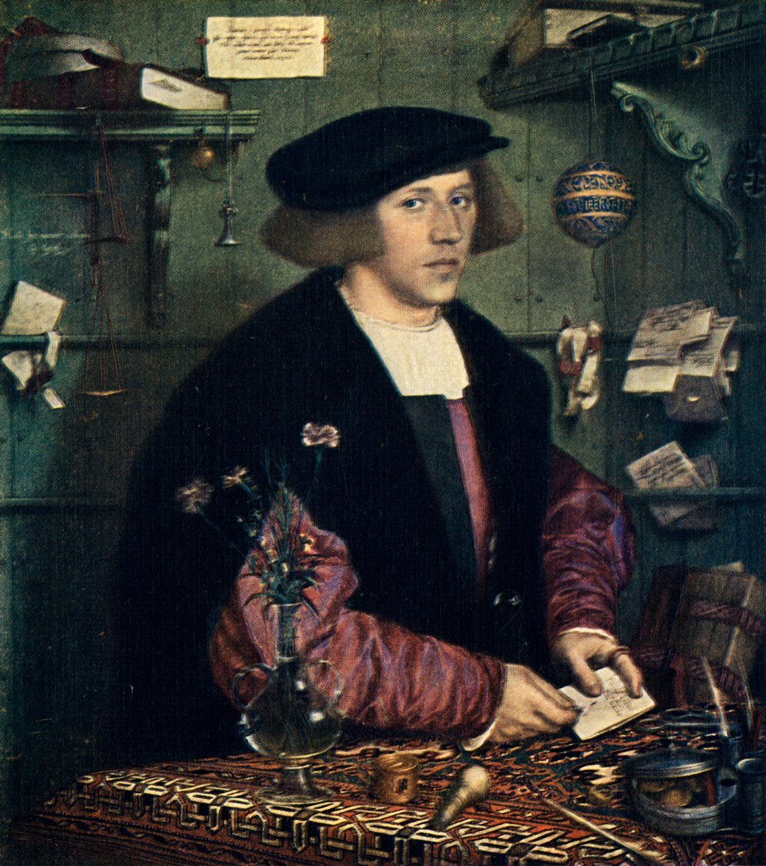 George Gisze, 1532, 1909 tekijältä Hans Holbein der Jüngere