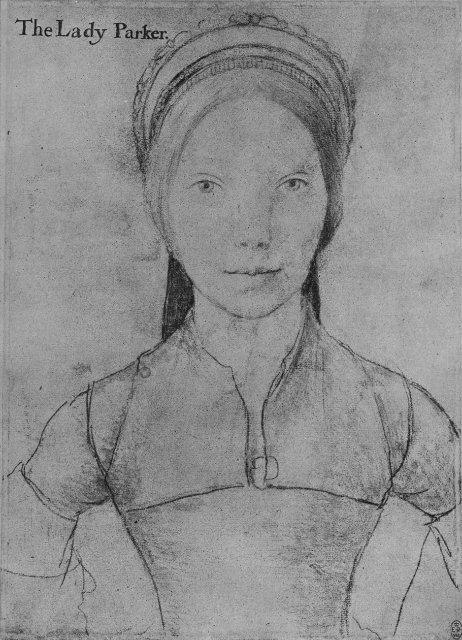 Grace, Lady Parker, c1540-1543 1945 tekijältä Hans Holbein der Jüngere