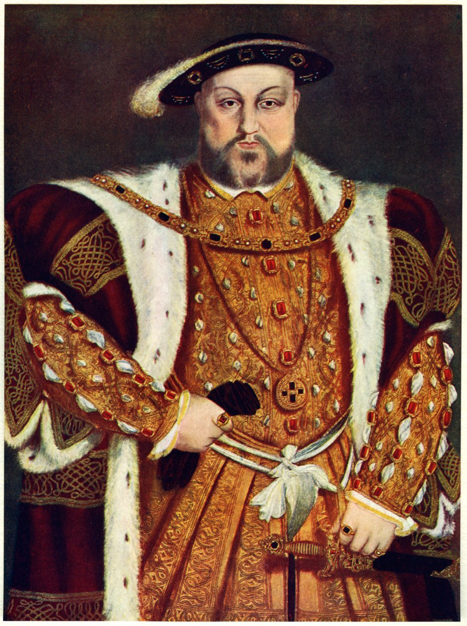 Henrik VIII, 1517-1540. tekijältä Hans Holbein der Jüngere