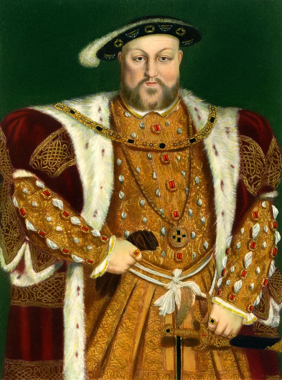 Henrik VIII, c1543, 1902. tekijältä Hans Holbein der Jüngere