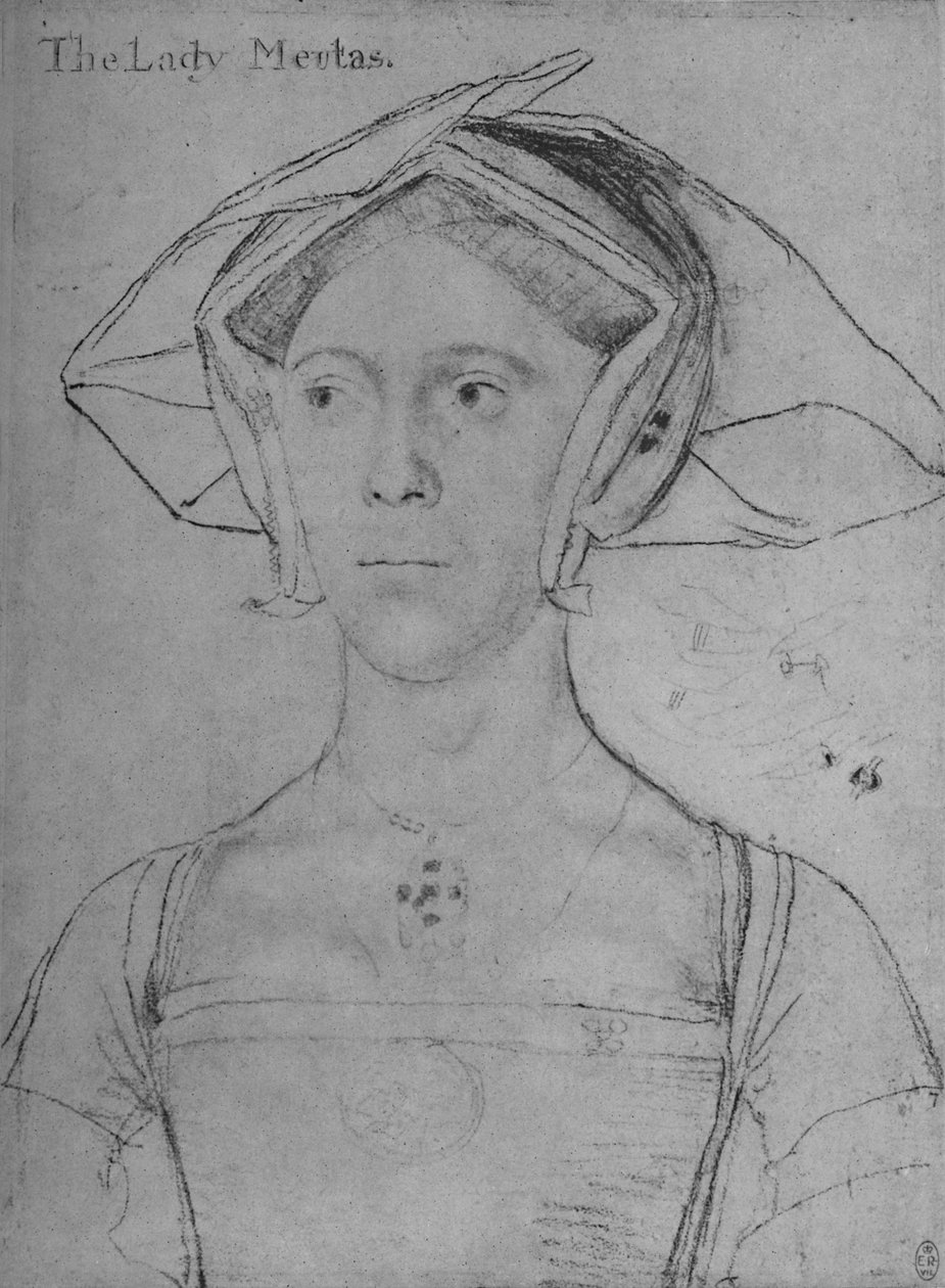 Joan, Lady Meutas, c1536-1543 1945 tekijältä Hans Holbein der Jüngere