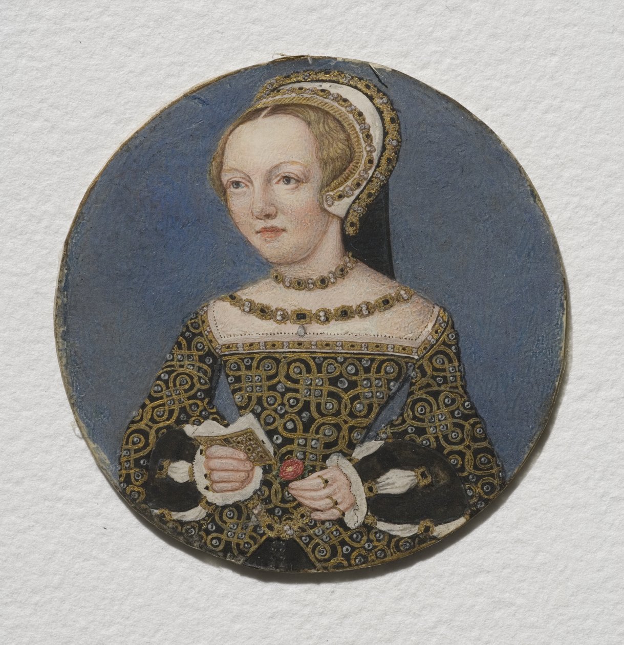 Lady Mary Howard, n. 1533 (wc pergamentilla) tekijältä Hans Holbein der Jüngere